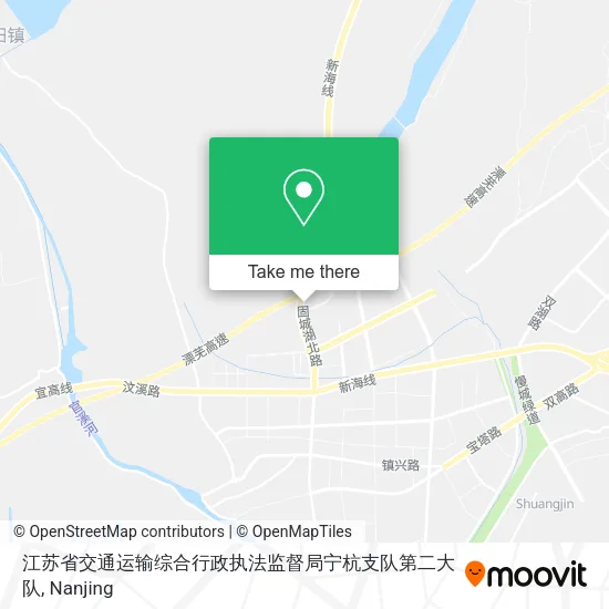 江苏省交通运输综合行政执法监督局宁杭支队第二大队 map