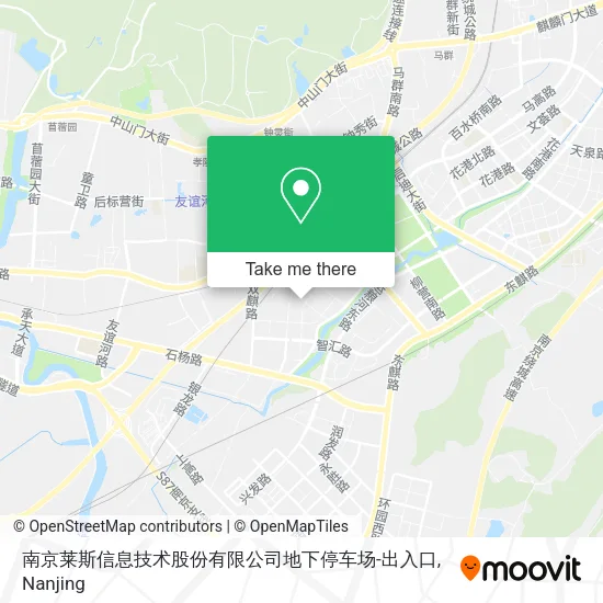 南京莱斯信息技术股份有限公司地下停车场-出入口 map