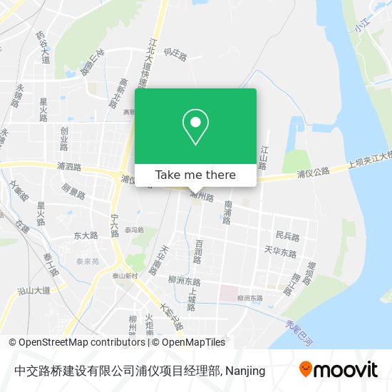 中交路桥建设有限公司浦仪项目经理部 map