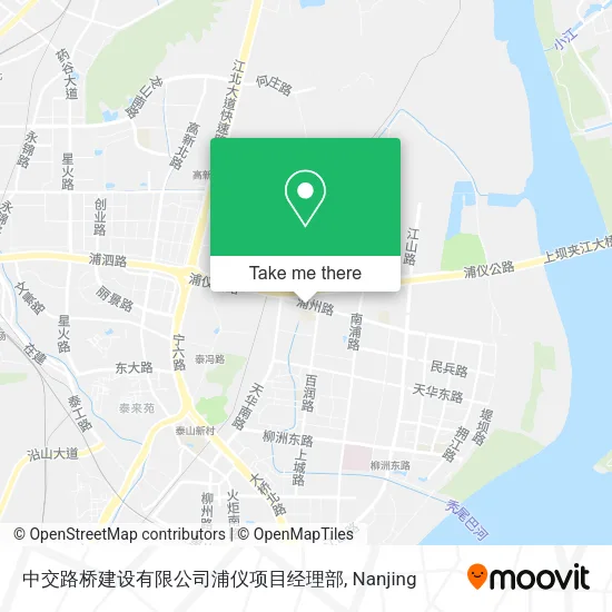 中交路桥建设有限公司浦仪项目经理部 map