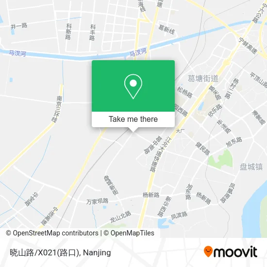 晓山路/X021(路口) map