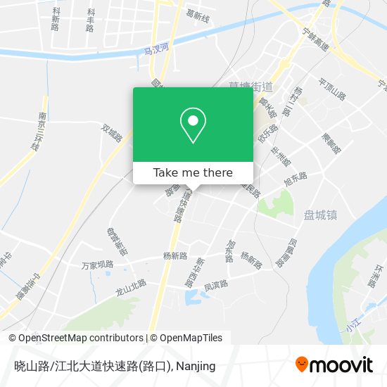 晓山路/江北大道快速路(路口) map