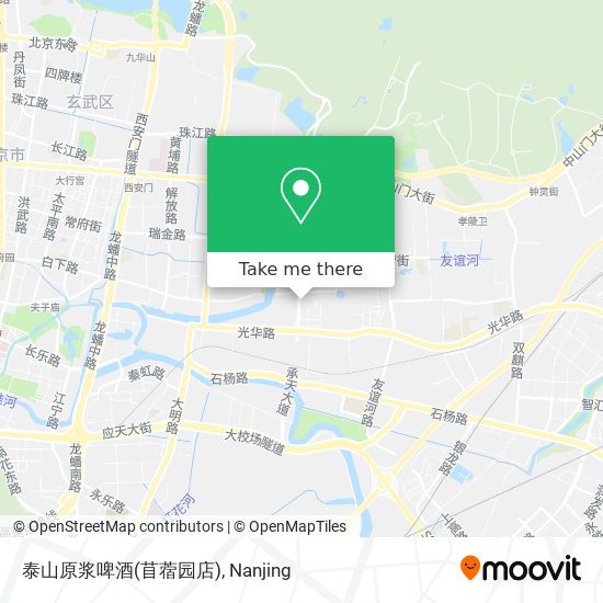 泰山原浆啤酒(苜蓿园店) map