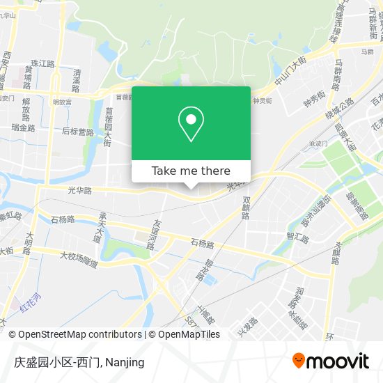 庆盛园小区-西门 map