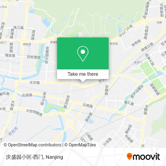 庆盛园小区-西门 map