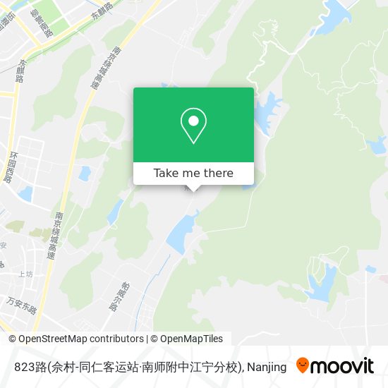823路(佘村-同仁客运站·南师附中江宁分校) map