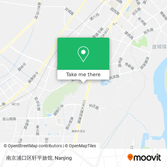 南京浦口区轩平旅馆 map