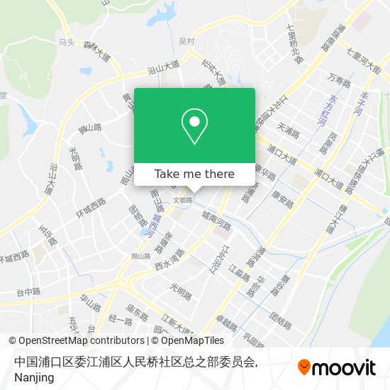 中国浦口区委江浦区人民桥社区总之部委员会 map
