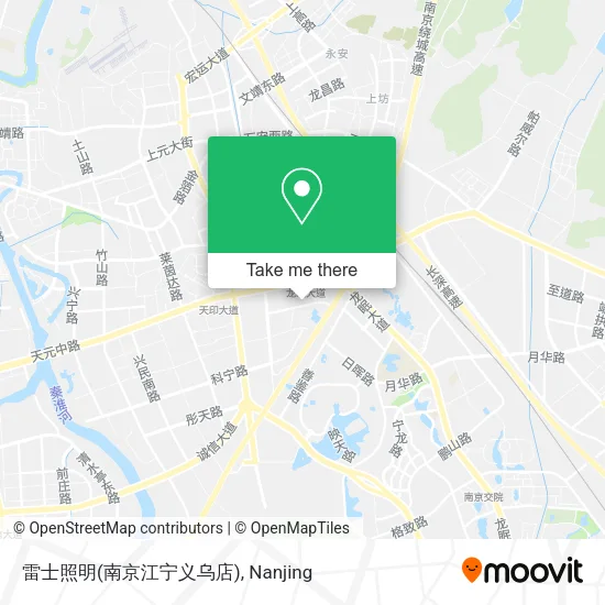 雷士照明(南京江宁义乌店) map
