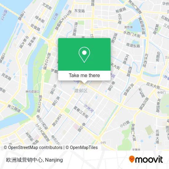 欧洲城营销中心 map