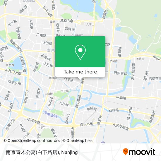 南京青木公寓(白下路店) map