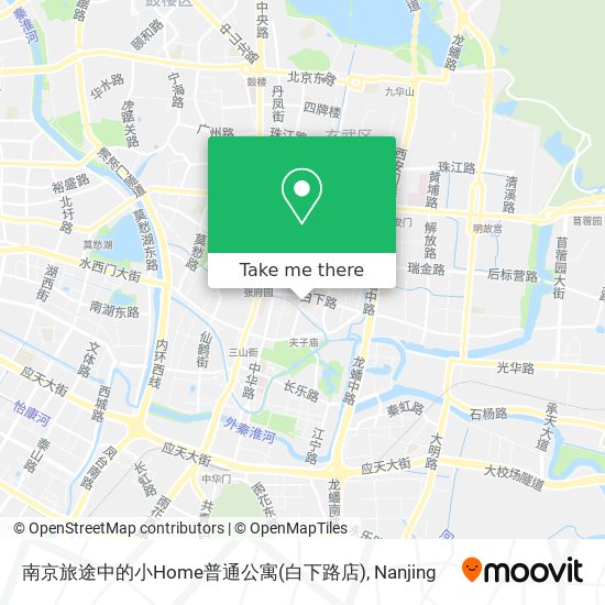 南京旅途中的小Home普通公寓(白下路店) map