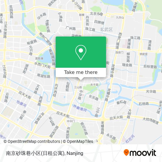 南京砂珠巷小区(日租公寓) map