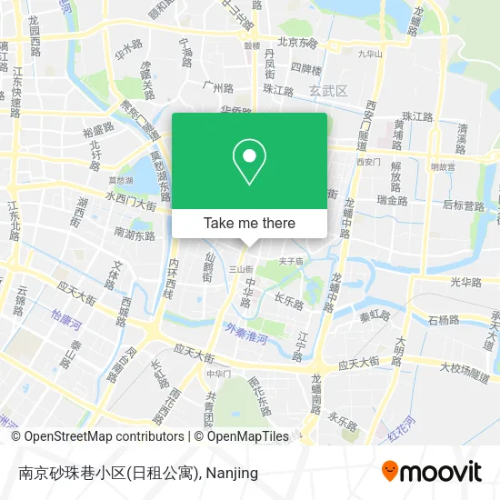 南京砂珠巷小区(日租公寓) map