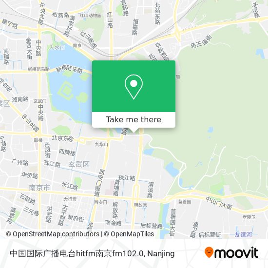 中国国际广播电台hitfm南京fm102.0 map