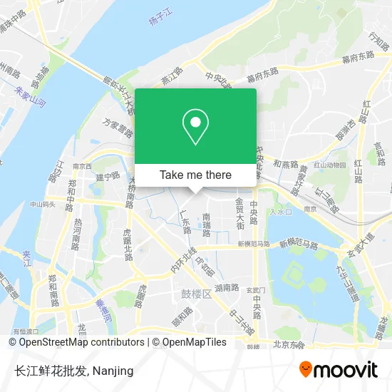 长江鲜花批发 map
