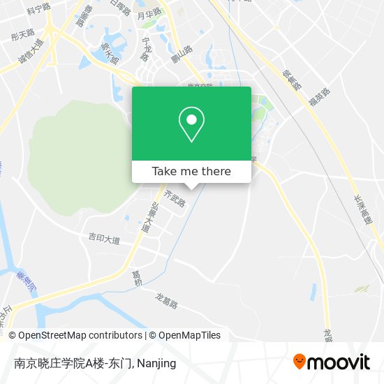 南京晓庄学院A楼-东门 map