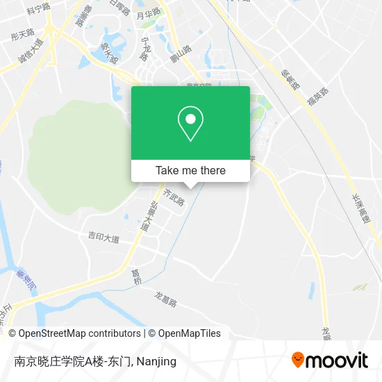 南京晓庄学院A楼-东门 map