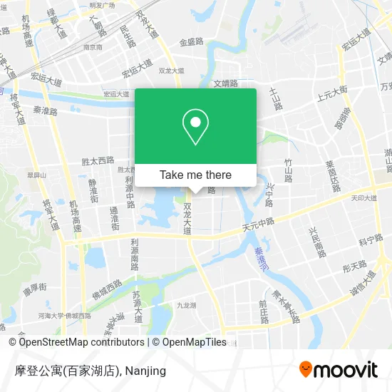 摩登公寓(百家湖店) map