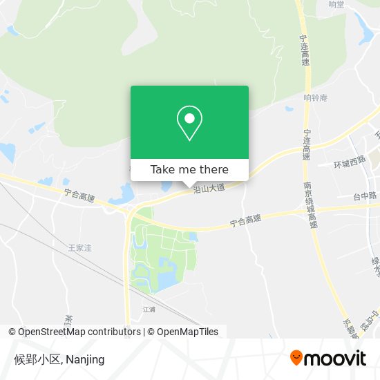 候郢小区 map