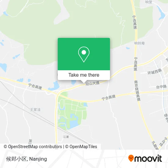 候郢小区 map