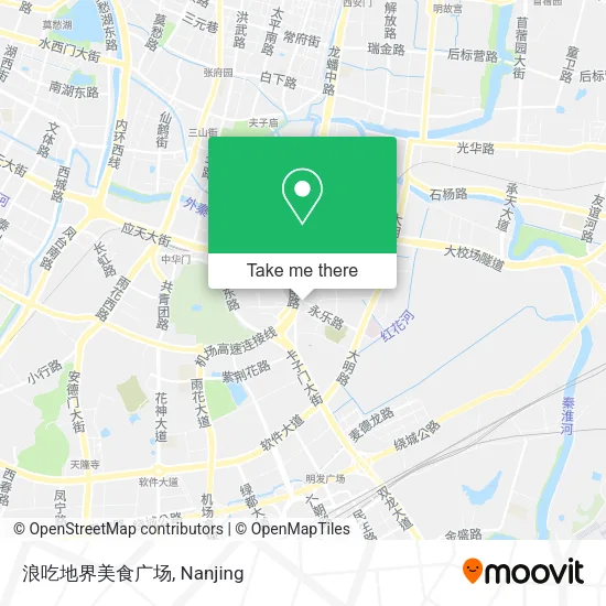 浪吃地界美食广场 map
