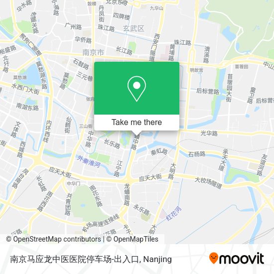 南京马应龙中医医院停车场-出入口 map
