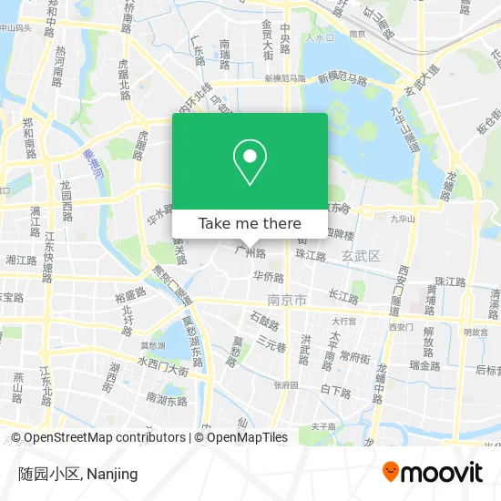 随园小区 map