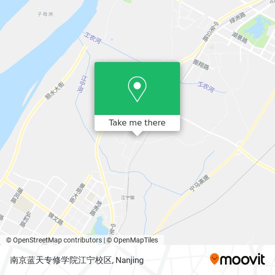 南京蓝天专修学院江宁校区 map
