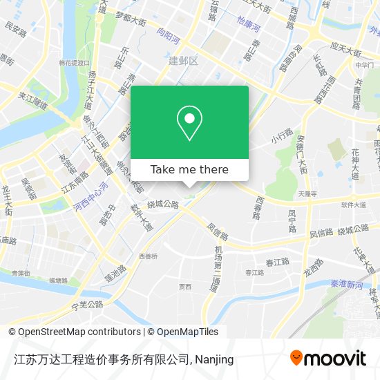 江苏万达工程造价事务所有限公司 map
