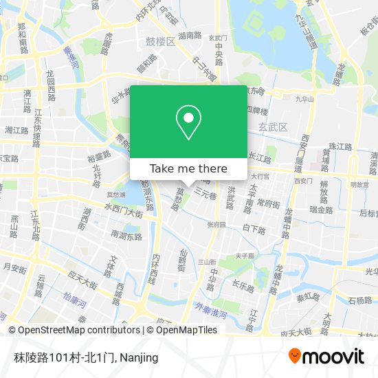 秣陵路101村-北1门 map