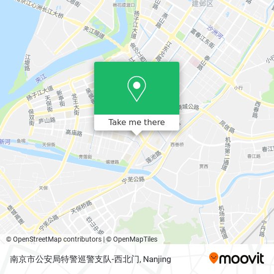 南京市公安局特警巡警支队-西北门 map