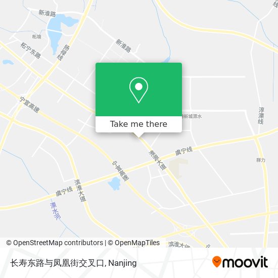 长寿东路与凤凰街交叉口 map