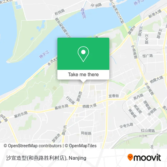 沙宣造型(和燕路胜利村店) map