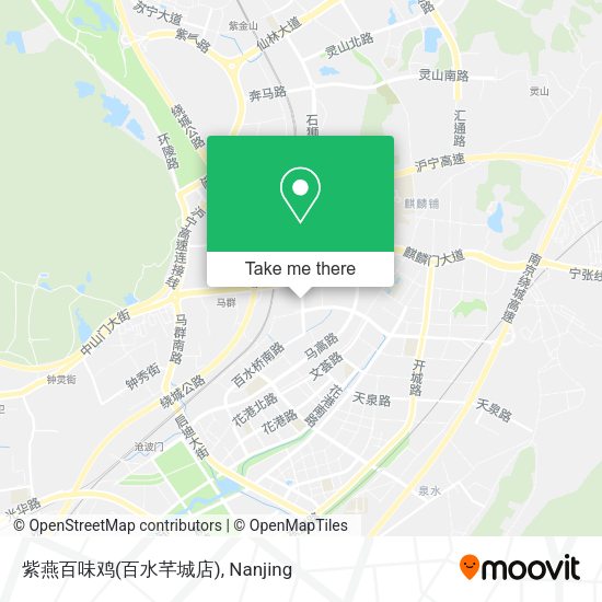 紫燕百味鸡(百水芊城店) map