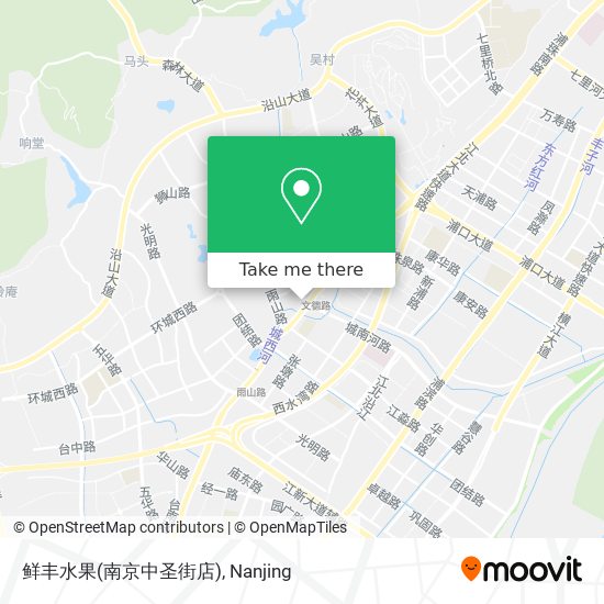 鲜丰水果(南京中圣街店) map