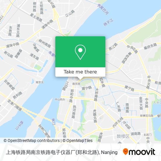 上海铁路局南京铁路电子仪器厂(郑和北路) map