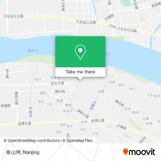 泰山闸 map