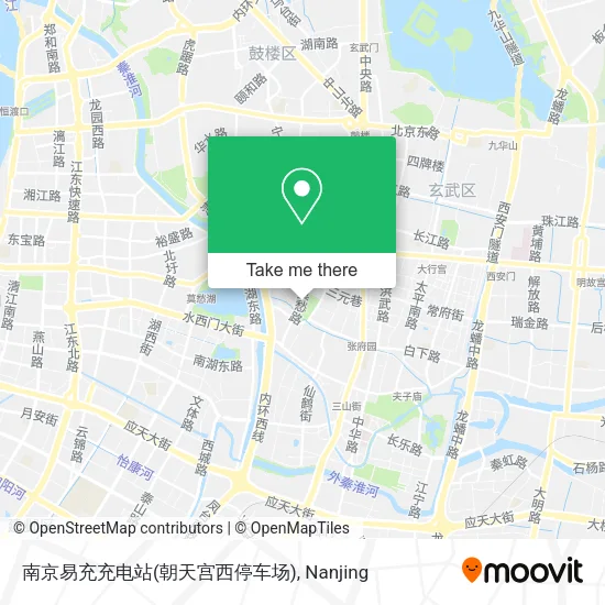 南京易充充电站(朝天宫西停车场) map