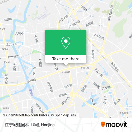 江宁城建园林-10幢 map