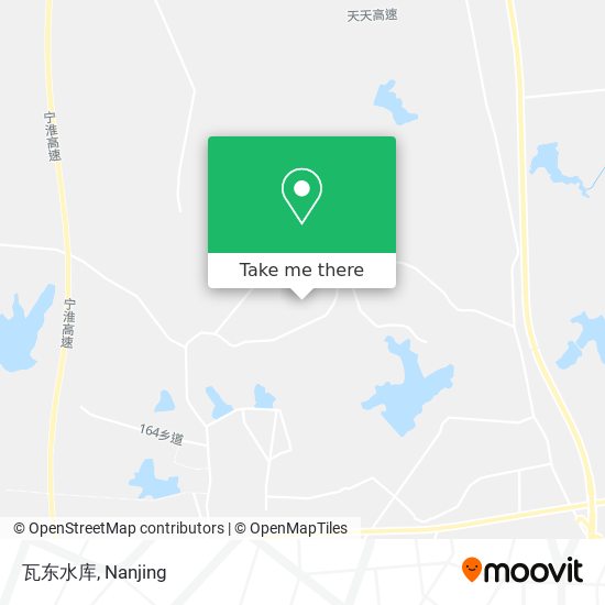 瓦东水库 map