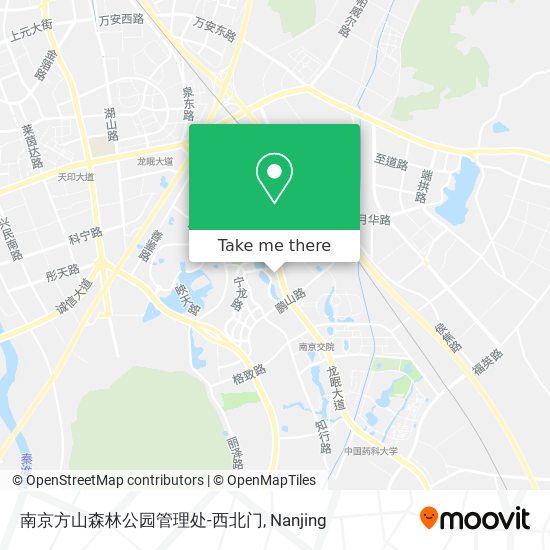 南京方山森林公园管理处-西北门 map