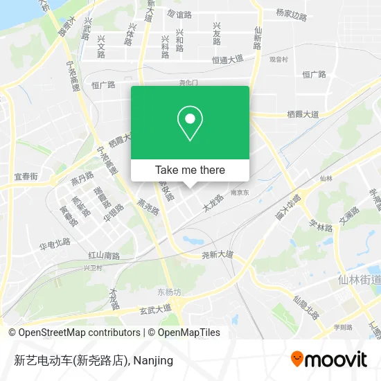 新艺电动车(新尧路店) map