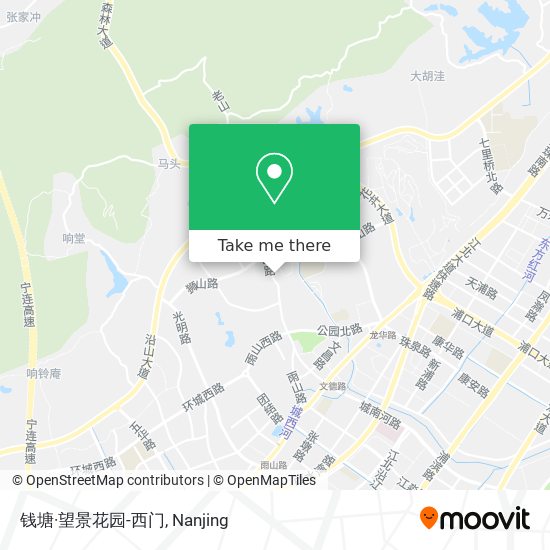 钱塘·望景花园-西门 map