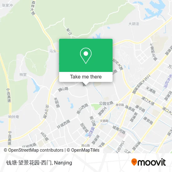 钱塘·望景花园-西门 map