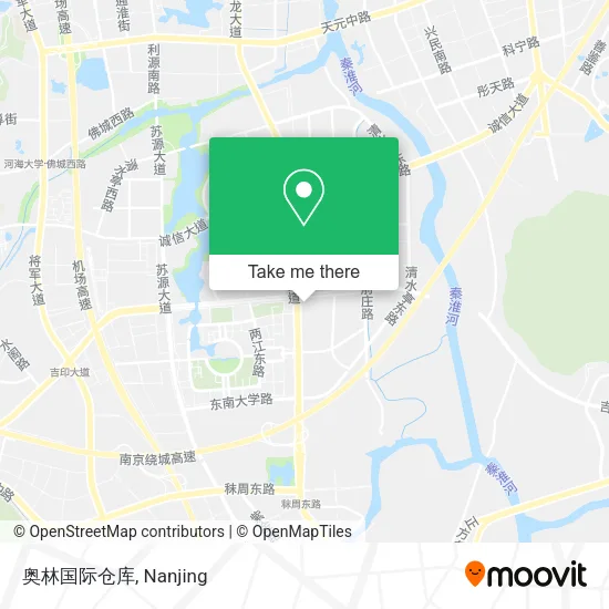 奥林国际仓库 map