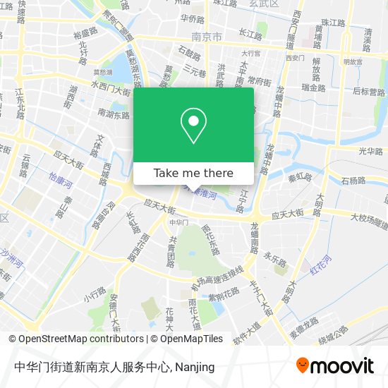 中华门街道新南京人服务中心 map