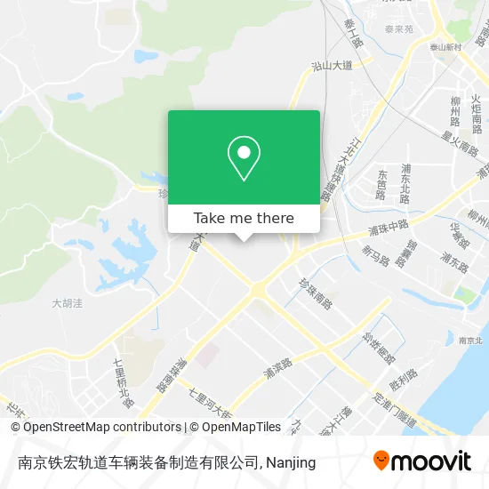 南京铁宏轨道车辆装备制造有限公司 map