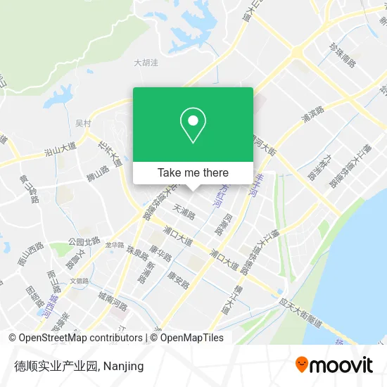 德顺实业产业园 map