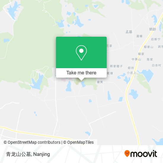 青龙山公墓 map